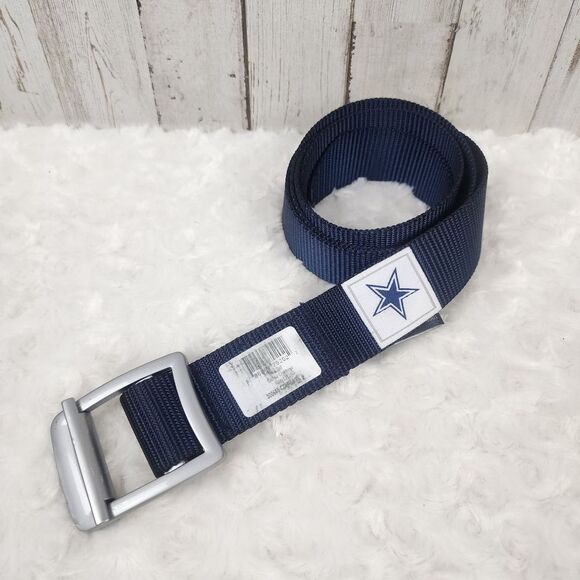 Dallas Cowboys NFL Navy Blue Field Belt Size Large - Picture 1 of 7